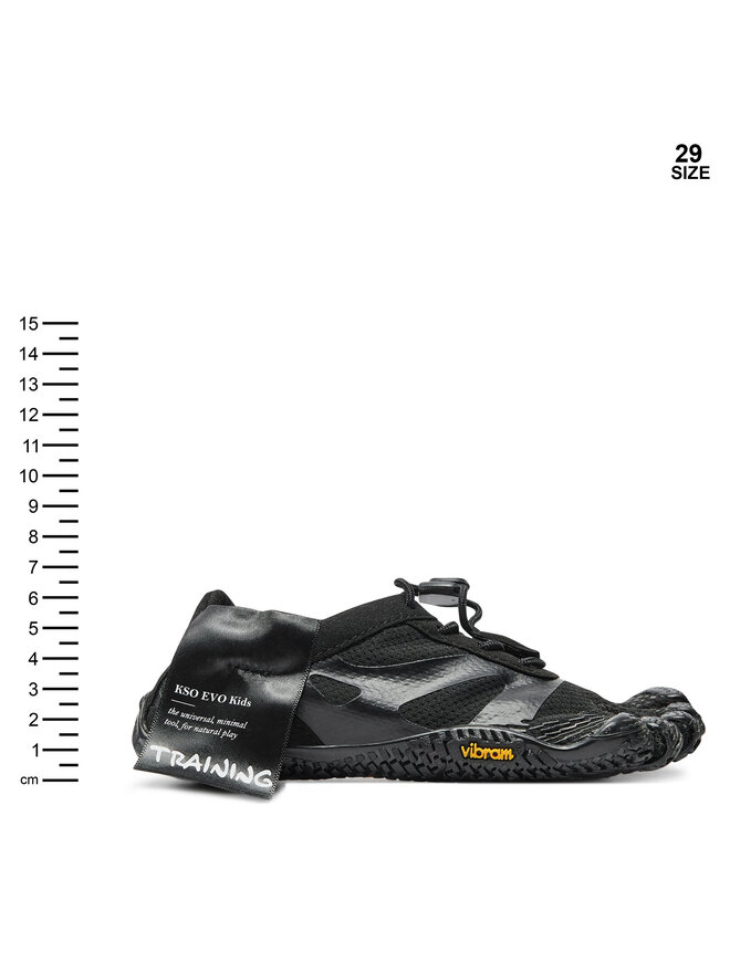 Vibram Fivefingers Trekkingschuhe Vibram Fivefingers Kso Evo Kids 20K0701 Schwarz