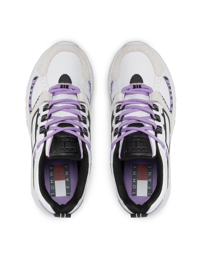 Tommy Jeans Сникърси Tommy Jeans Archive Wild Animal Runner EN0EN01646 Бял