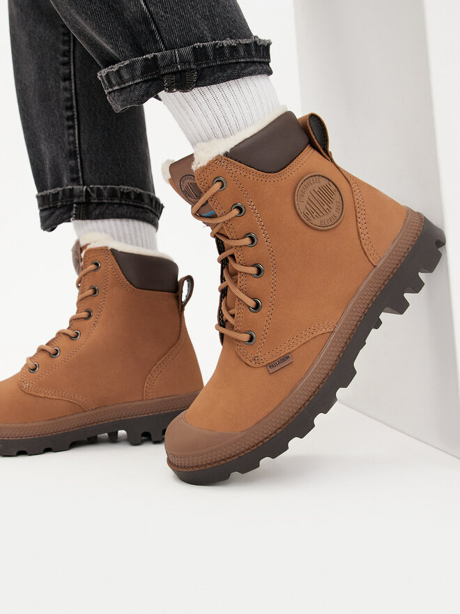 Palladium Scarponcini Palladium Pampa Sport Cuff Wps 72992-697-M Marrone