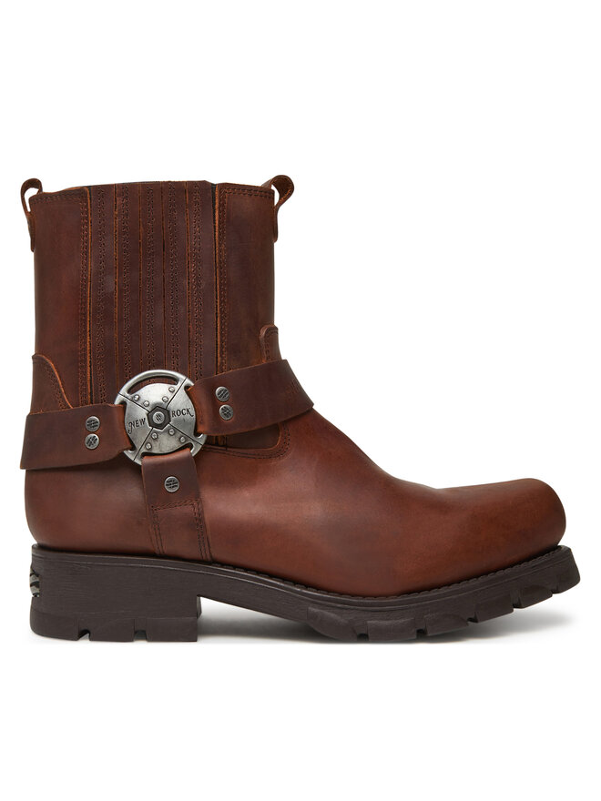 NEW ROCK Боти тип челси NEW ROCK M-7605-S20 Кафяв