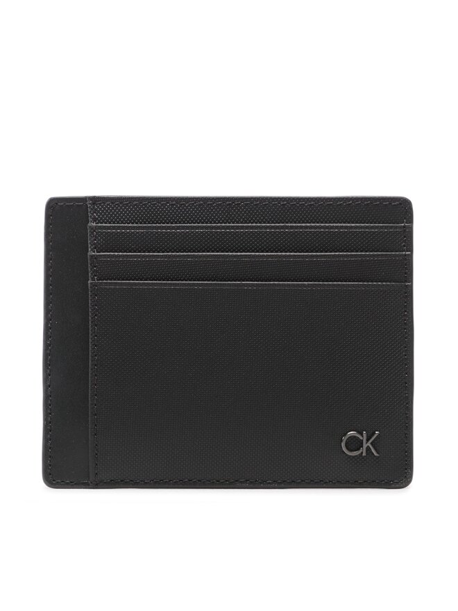 Calvin Klein Kreditkartenetui Calvin Klein Ck Clean Pq Id Cardholder K50K510299 Schwarz