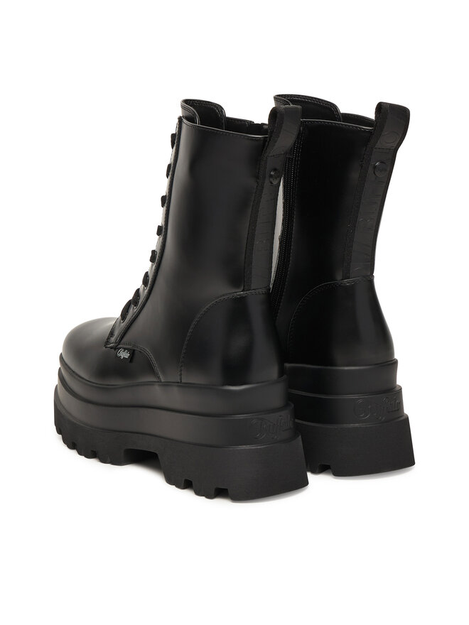 Buffalo Schnürschuhe Buffalo Jupiter Lace Up Mid 1622609 Schwarz
