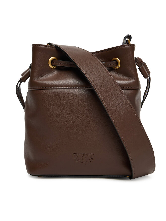 PINKO Kabelka PINKO Secchiello Mini Al 25-26 104303 A0QO Hnedá