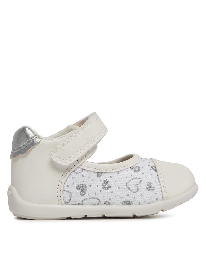Geox Pantofi Geox B Elthan Girl B451QA 0AW54 C0007 Alb