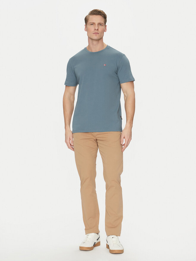 Napapijri Napapijri Camiseta Salis NP0A4H8D Gris Regular Fit