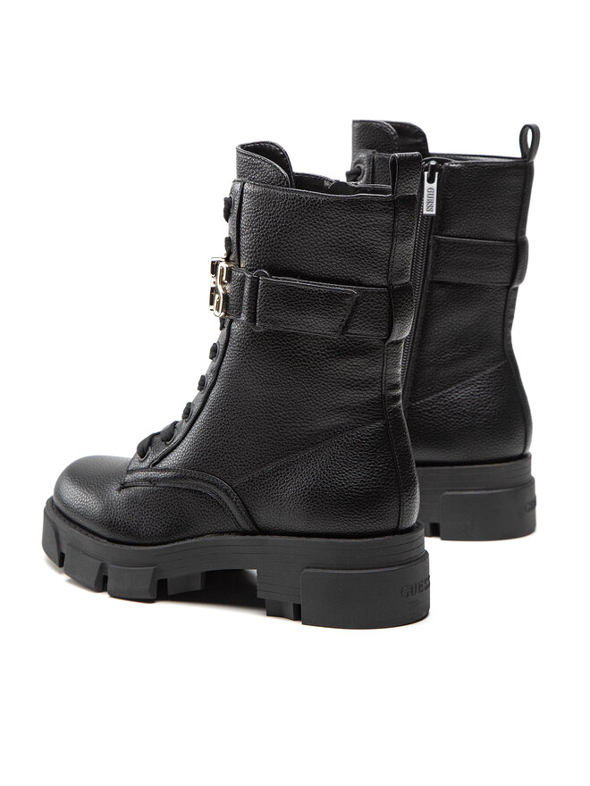Guess Polokozačky Guess Madox FL8MDX ELE10 Černá