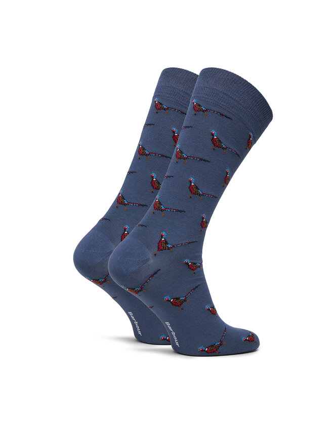 Barbour Hohe Herrensocken Barbour Mavin Pheasant MSO0068BU74 Blau