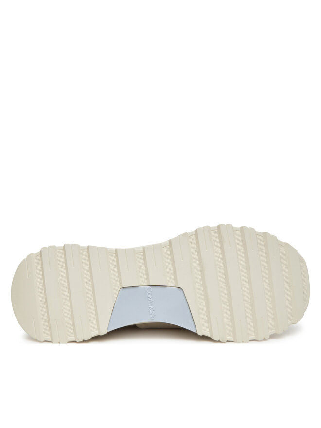 Calvin Klein Sneakersy Calvin Klein Runner Slip On - He Nappa HW0HW02415 Écru