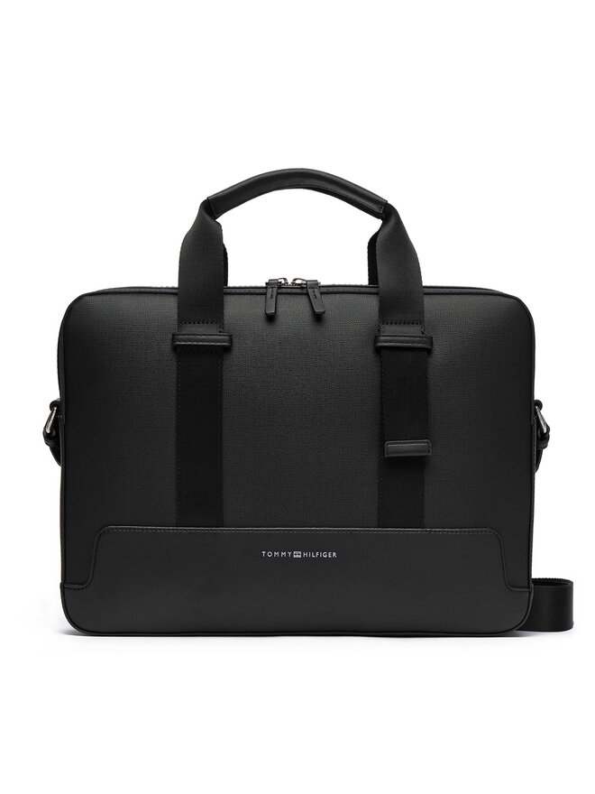 Tommy Hilfiger Laptoptasche Tommy Hilfiger Th Modern Computer Bag AM0AM13637 Schwarz