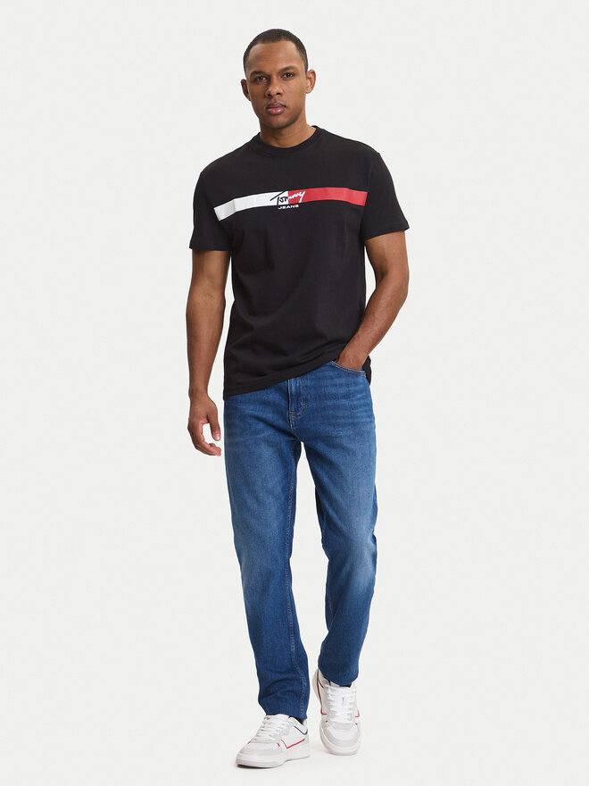 Tommy Jeans Tommy Jeans T-Shirt DM0DM22539 Schwarz Regular Fit