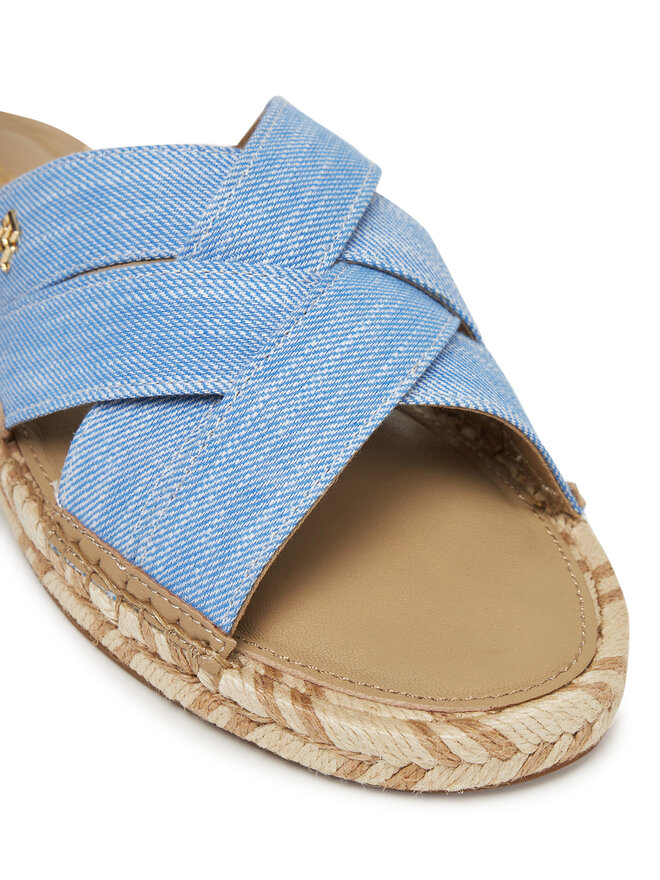 Tommy Hilfiger Espadrilles Tommy Hilfiger Chambray Espadrille Mule FW0FW08501 Blau