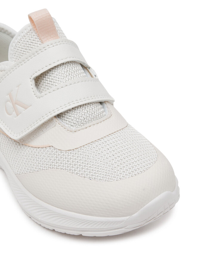 Calvin Klein Jeans Sneakersy Calvin Klein Jeans Low Cut Velcro V1A9-82026-1697A S Biały