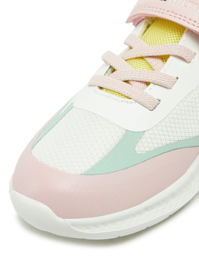 Tommy Hilfiger Αθλητικά Tommy Hilfiger Low Cut Lace-Up/Velcro Sneaker T1A9-33755-1697 S Έγχρωμο