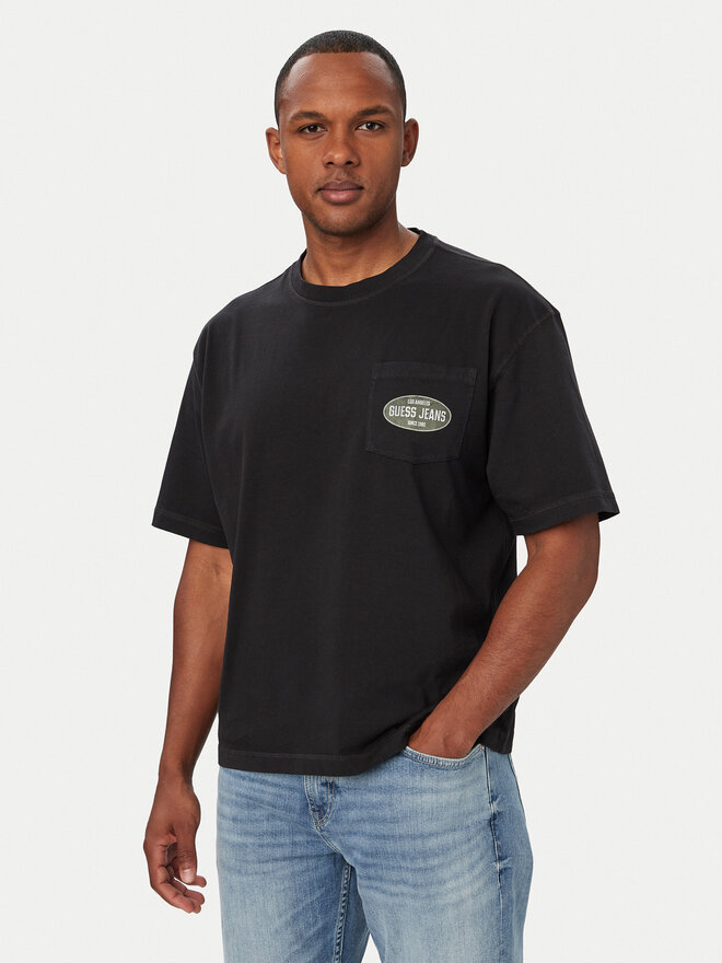 Guess Guess T-Shirt M6YI16 K3947 Schwarz Regular Fit