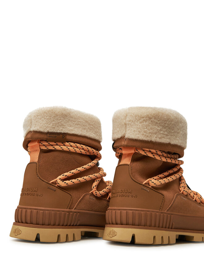 Palladium Μπότες Χιονιού Palladium Pallashock Hiver 94349-252-M Καφέ
