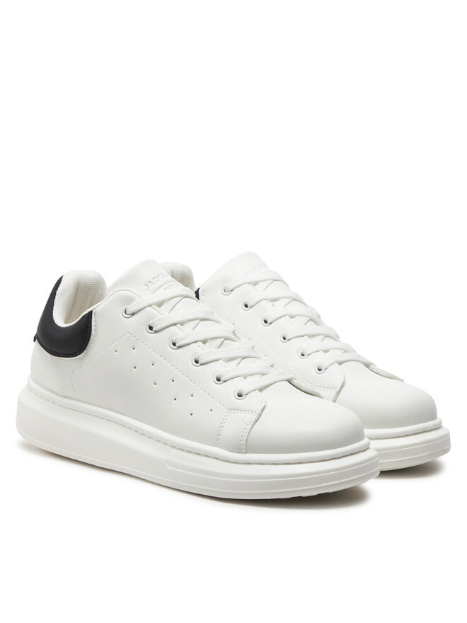 Jack & Jones Bolton Sneaker Uomo Bianche: Poliuretano Leggero, Lacci, Fodera In Rete, Taglia 41 - 4