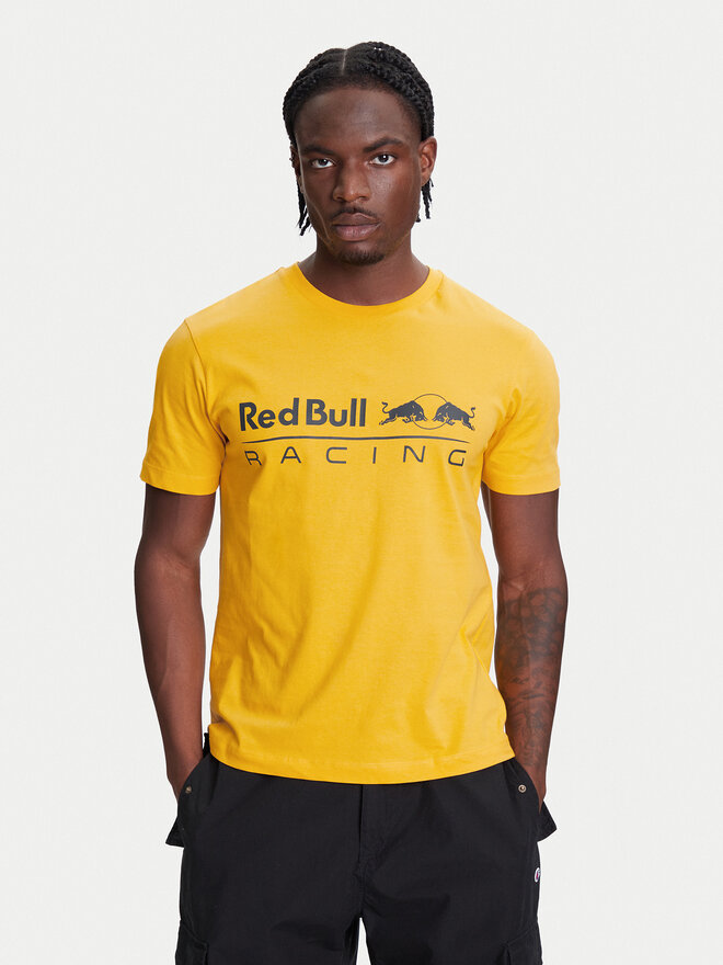 Pepe Jeans Pepe Jeans Camiseta Red Bull Racing Logo RM500016 Amarillo Regular Fit