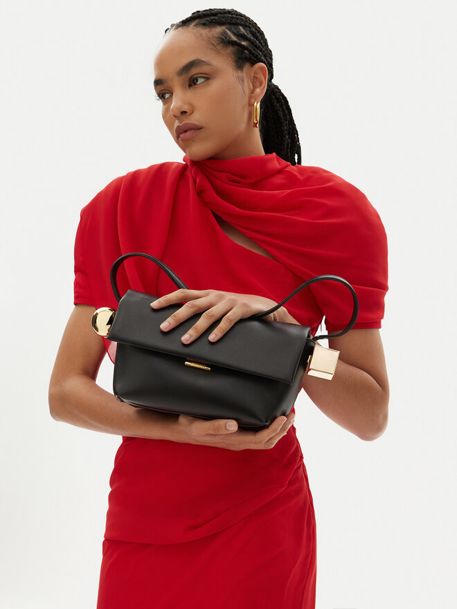 JACQUEMUS Τσάντα JACQUEMUS Le Rond Carre 24H243BA383-3171 Μαύρο