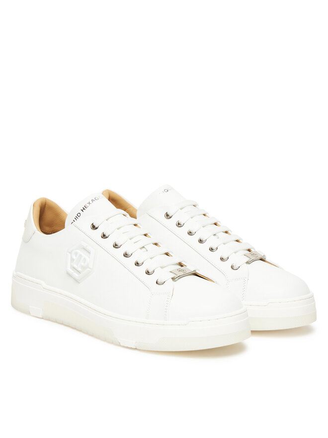 PHILIPP PLEIN Снікерcи PHILIPP PLEIN PAES USC0722 PLE005N01 Білий