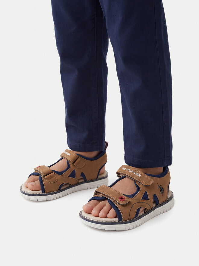 U.S. Polo Assn. Sandalen U.S. Polo Assn. EO-GARDA002K/6Y1 Hellbraun