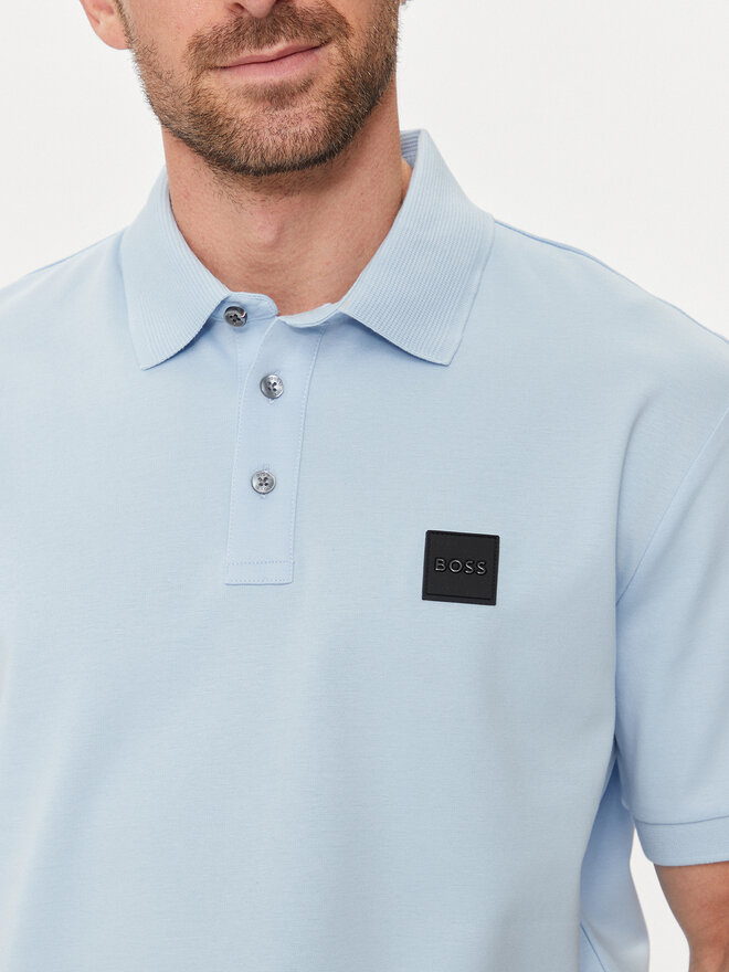 BOSS Boss Poloshirt Parlay 143 50515596 Himmelblau Regular Fit