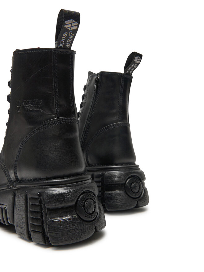 NEW ROCK Glany NEW ROCK M-NEWMILI083-S39 Czarny