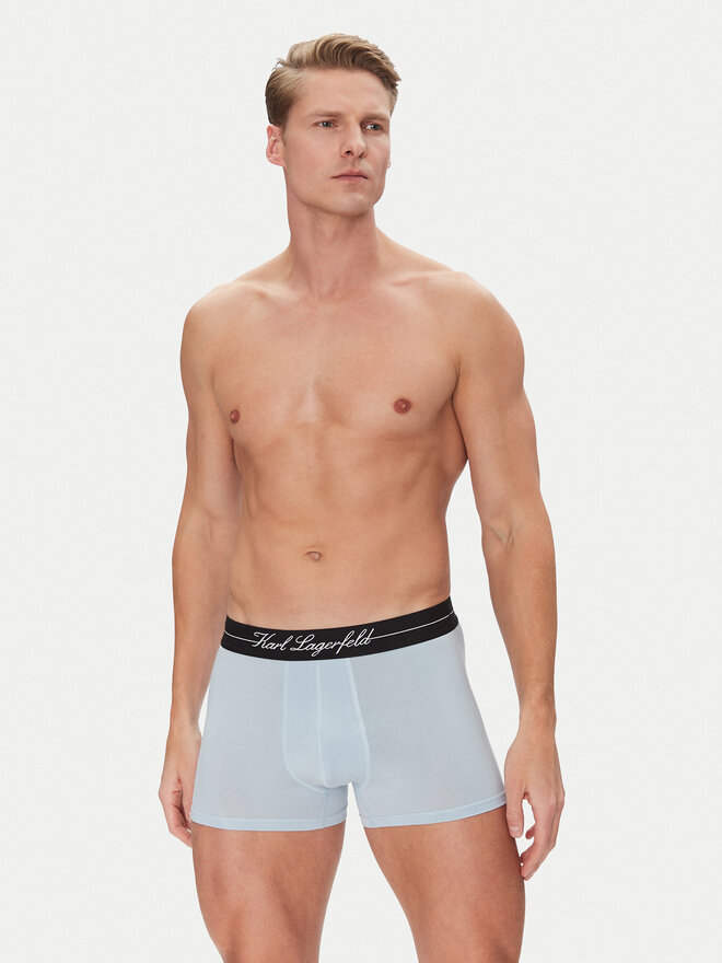 KARL LAGERFELD KARL LAGERFELD Pack de 3 bóxers A1M47089 Celeste