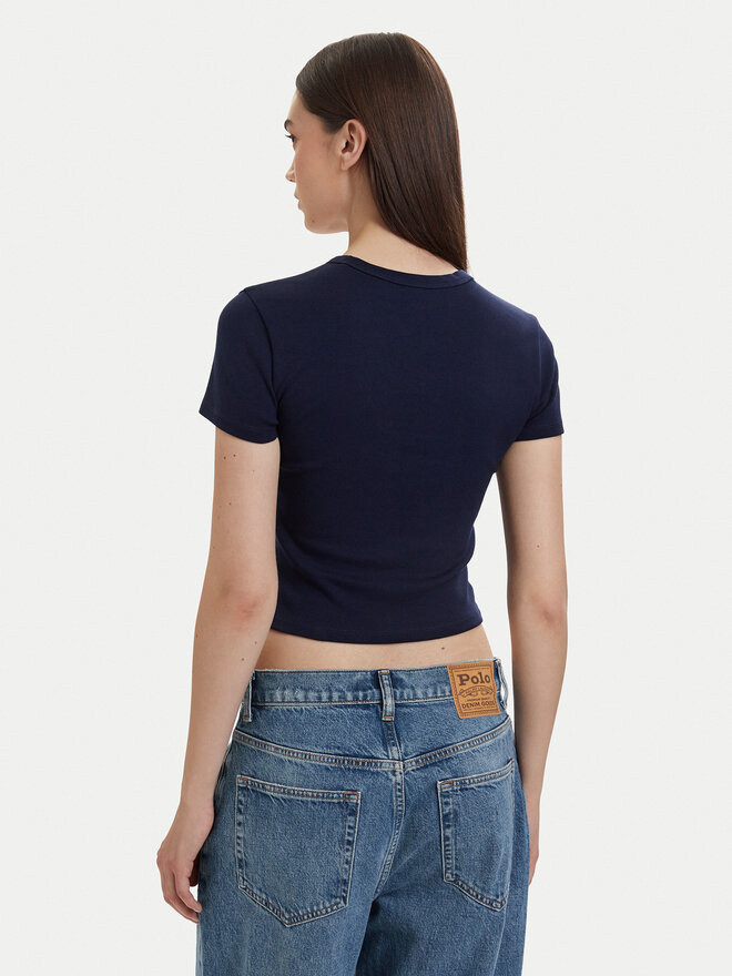 HUGO HUGO T-Shirt Delanor 50570857 Dunkelblau Slim Fit