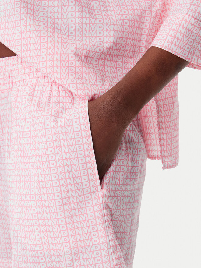 DKNY DKNY Pyjama YI50046 Rosa Regular Fit