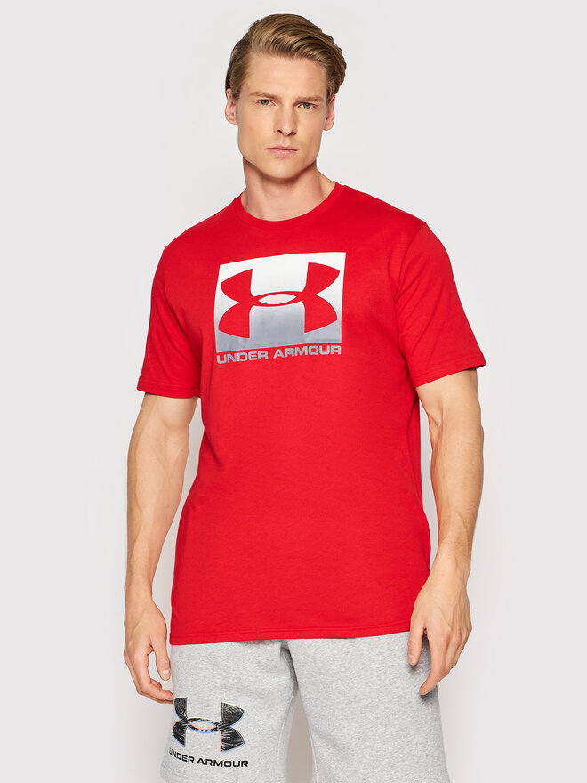 Under Armour Under Armour Marškinėliai Ua Boxed Sportstyle 1329581 Raudona Loose Fit