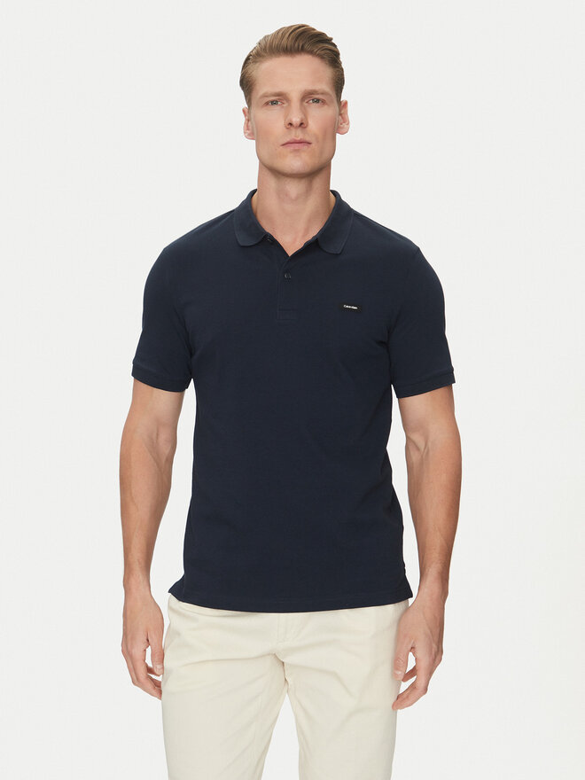 Calvin Klein Calvin Klein Poloshirt K10K111196 Dunkelblau Slim Fit