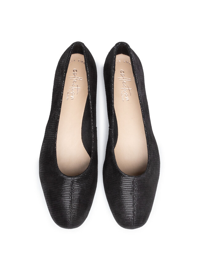 Clarks Балетки Clarks Chia Violet 261450284 Чорний