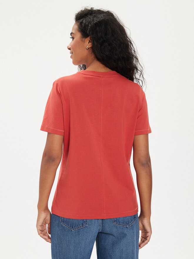 Tommy Hilfiger Tommy Hilfiger Camiseta Modern WW0WW39848 Rojo Regular Fit