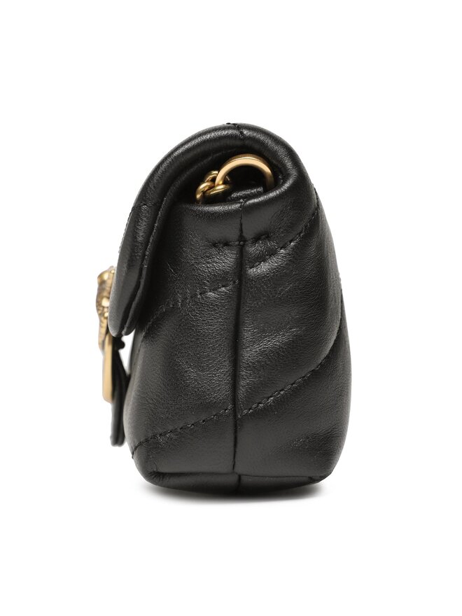 PINKO Ročna torba Pinko Love Micro Puff C PE 23 PCPL 100041 A0F2 Črna