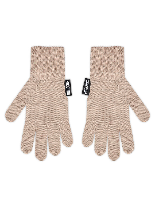 MOSCHINO Mănuși de Damă MOSCHINO 65162 M2097 Bej