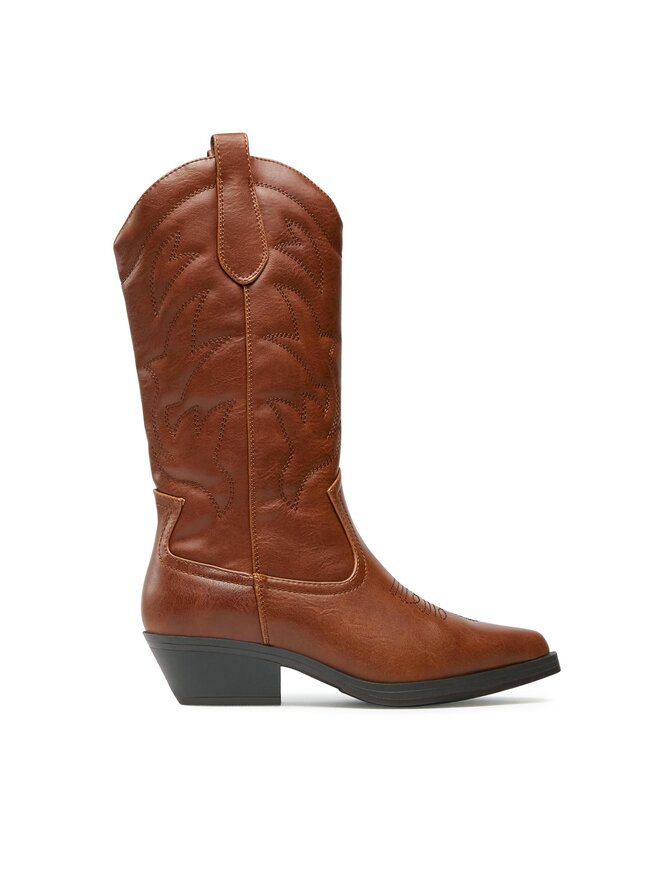 ONLY Shoes Kowbojki ONLY Shoes Onlbronco 15304379 Brązowy