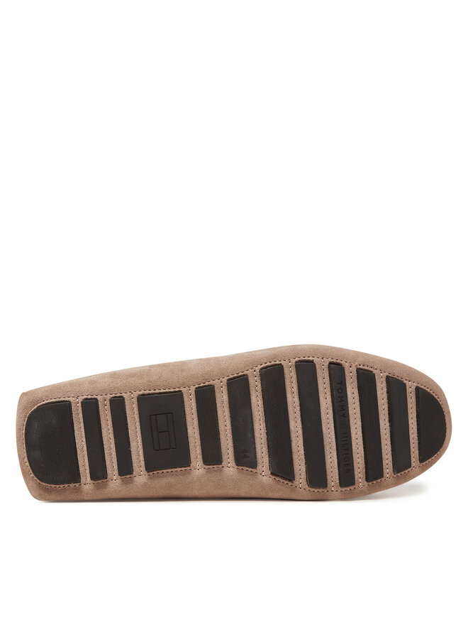 Tommy Hilfiger Mokasīni Tommy Hilfiger Hilfiger Folded Suede Driver FM0FM05385 Bēšs