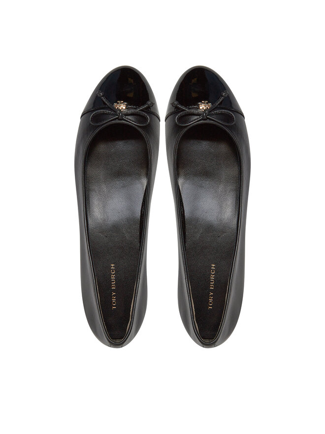 Tory Burch Baleriny Tory Burch Cap-Toe Ballet 154511 Czarny