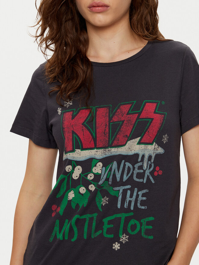 Noisy May Noisy May T-Shirt Nate 27031641 Grau Oversize