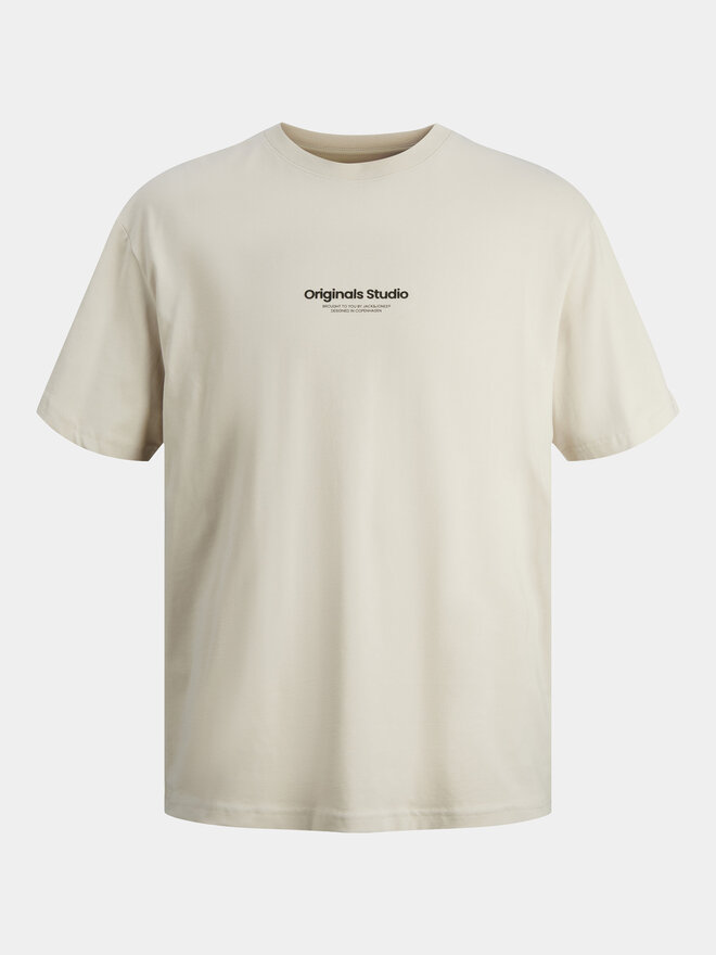 Jack&Jones Junior Jack&Jones Junior T-Shirt Vesterbro 12242827 Beige Loose Fit