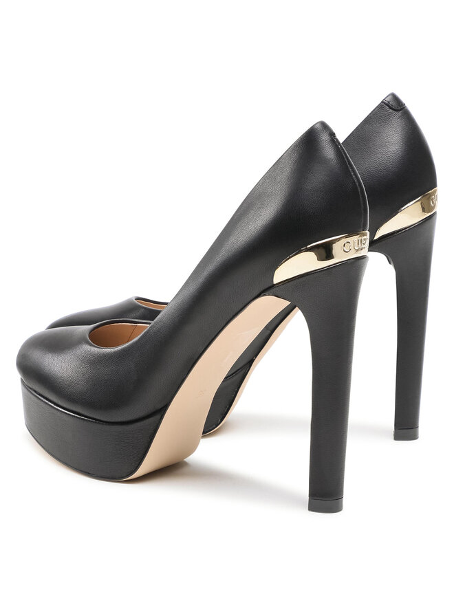 Guess Polobotky Guess Dearly FL5DRY LEA08 Černá
