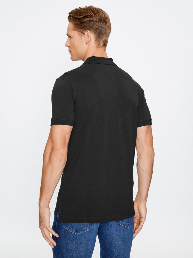 Tommy Jeans Tommy Jeans Polo marškinėliai DM0DM15370 Juoda Slim Fit