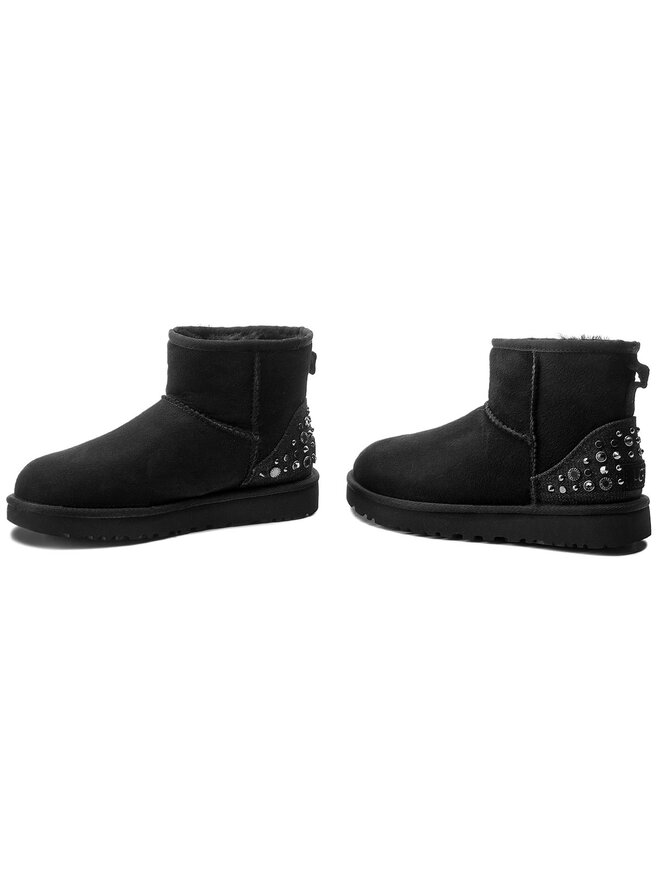 Bottes de neige Ugg W Mini Studded Bling 1091350 Noir chaussures