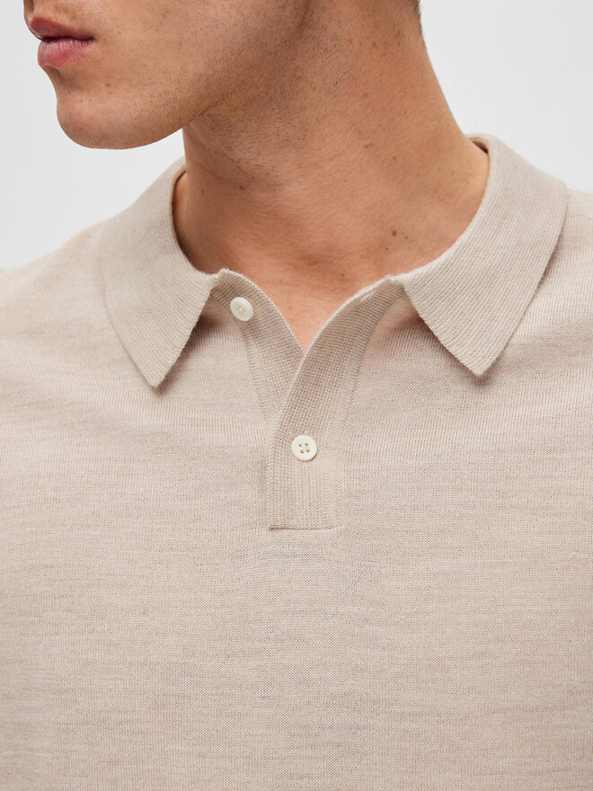 Selected Homme Selected Homme Polo 16088649 Μπεζ