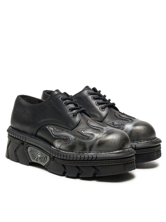 NEW ROCK Сникърси NEW ROCK M-1553-S1 Черен