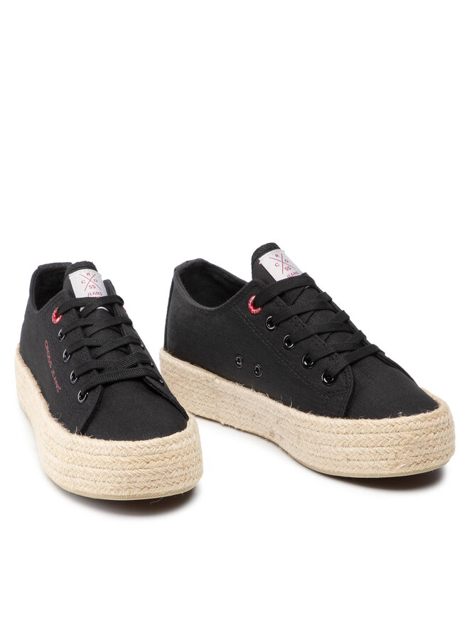 Cross Jeans Espadrilles Cross Jeans JJ2R4007C Schwarz