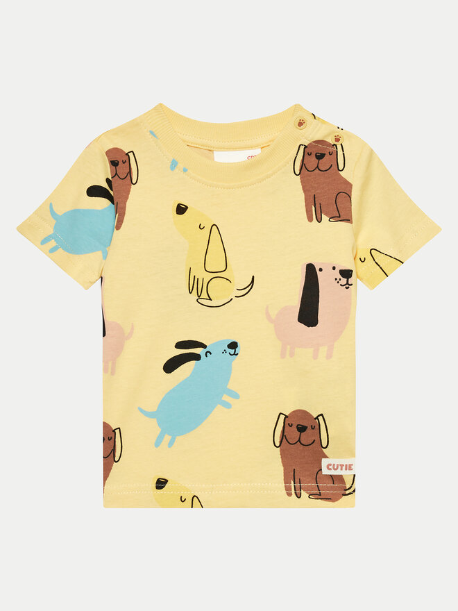 Coccodrillo Coccodrillo Camiseta WC4143203HBN Amarillo Regular Fit