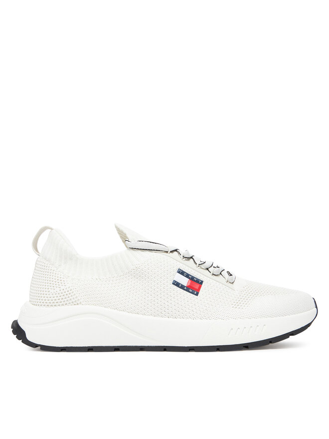 Tommy Jeans Sneakers Tommy Jeans Tjm Runner Knitted EM0EM01580 Écru