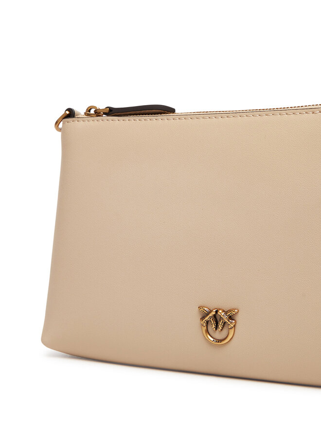 PINKO Дамска чанта PINKO Flat Horizontal Mini AI 25-26 104277 A0F1 Бежов
