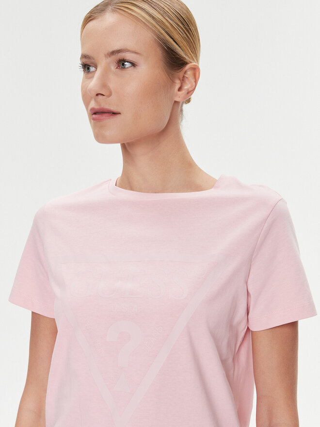 Guess Guess Camiseta Adele V2YI07 K8HM0 Rosa Regular Fit
